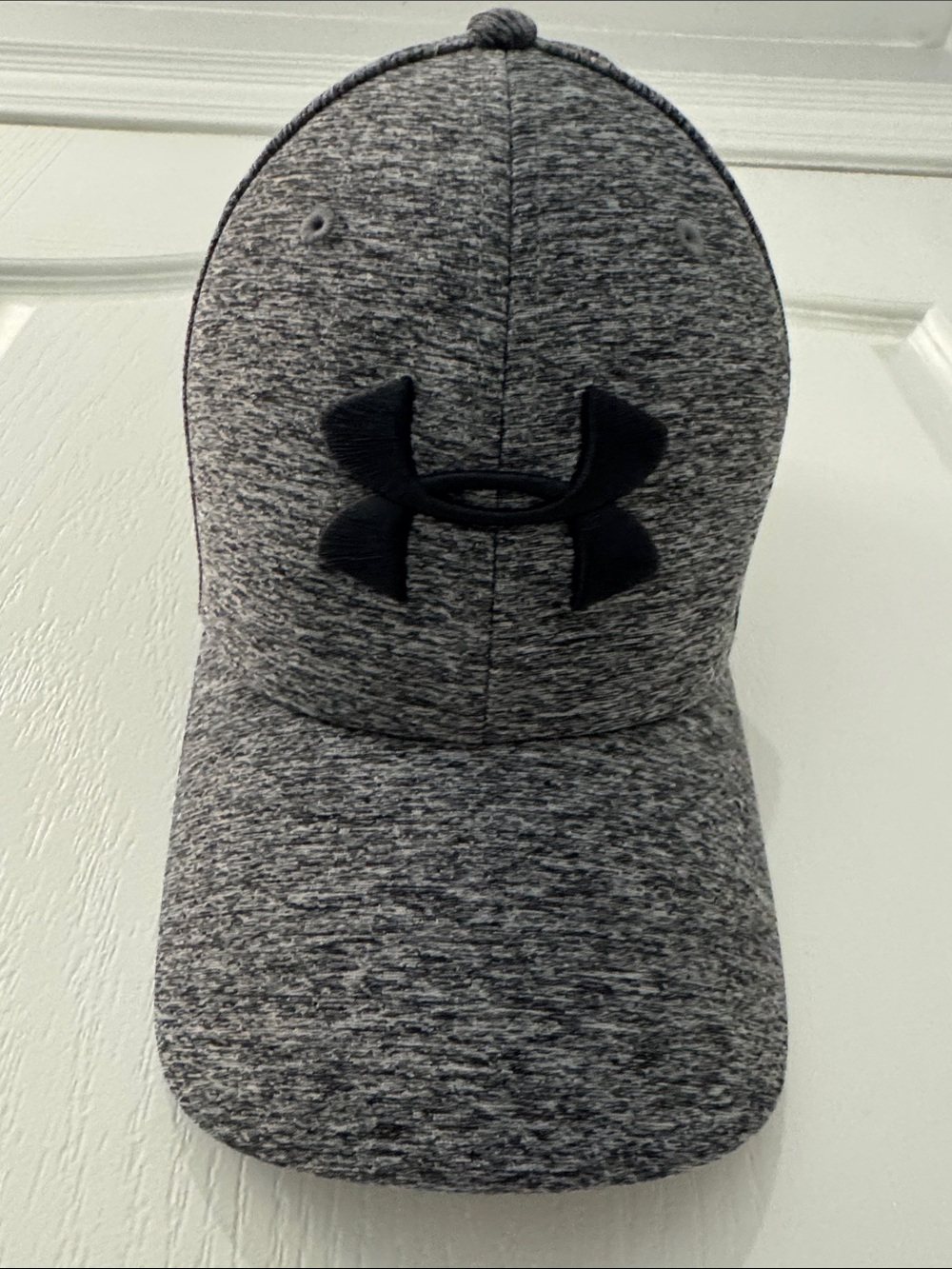 Under Armour Kids Gray Heather Performance Hat with Black Logo